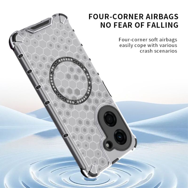 Hülle Für Poco C71 Magsafe-kompatibles Wabenmuster