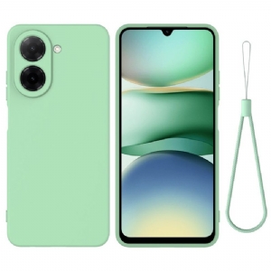 Hülle Poco C71 Flüssigsilikon Mit Trageband