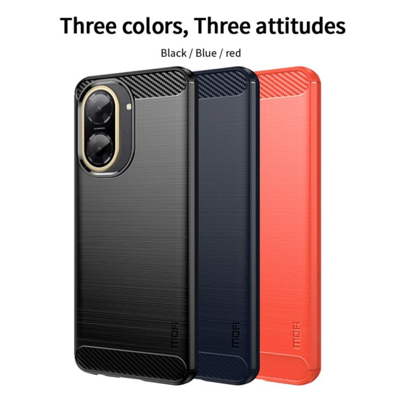 Hülle Poco C71 Gebürstete Kohlefaser