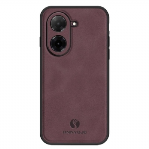 Hülle Poco C71 Lederoptik