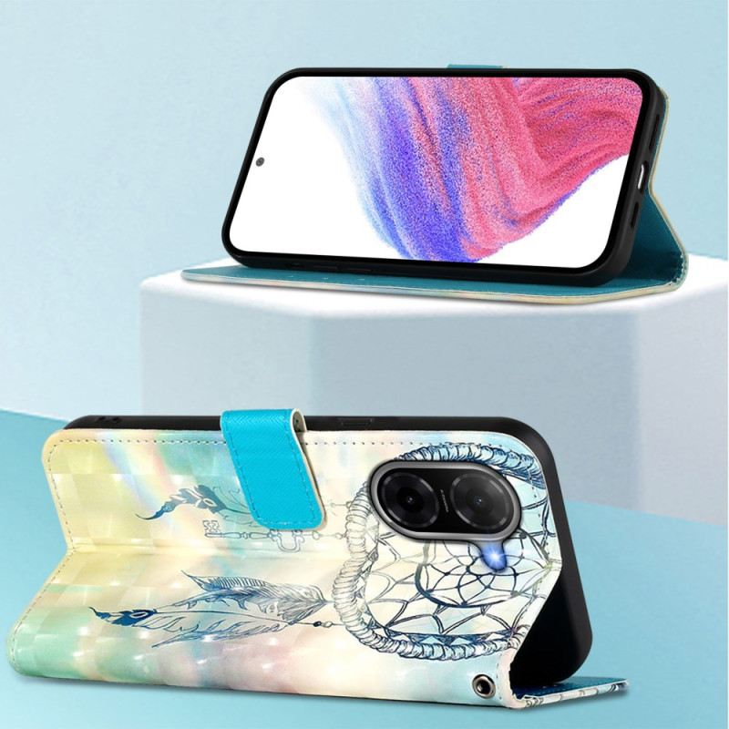 Lederhüllen Für Poco C71 Aquarell-traumfänger