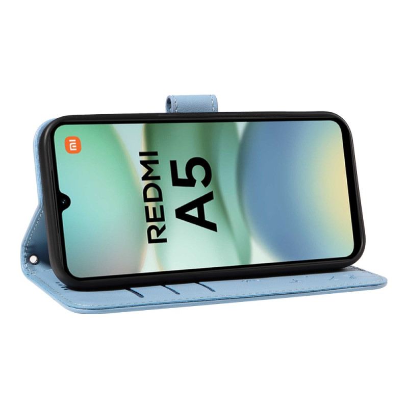 Lederhüllen Für Poco C71 Löwenzahnmuster Mit Riemen