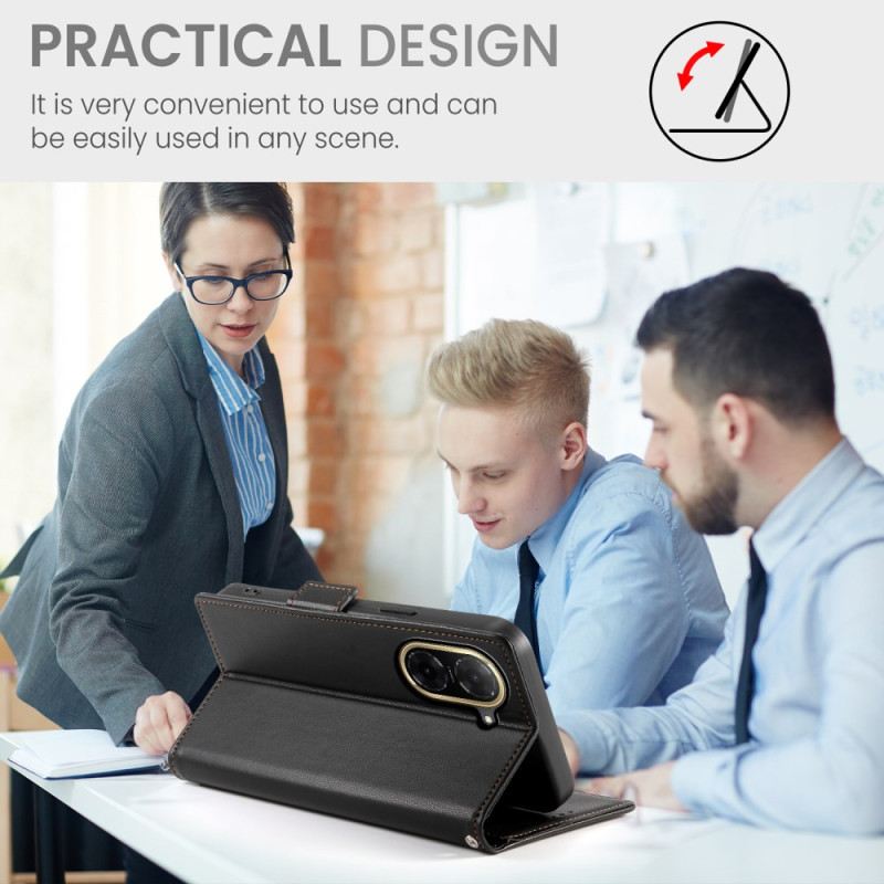 Lederhüllen Poco C71 Doppelverschluss