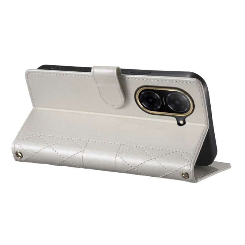 Lederhüllen Poco C71 Gesteppt Mit Trageriemen Und Schultergurt