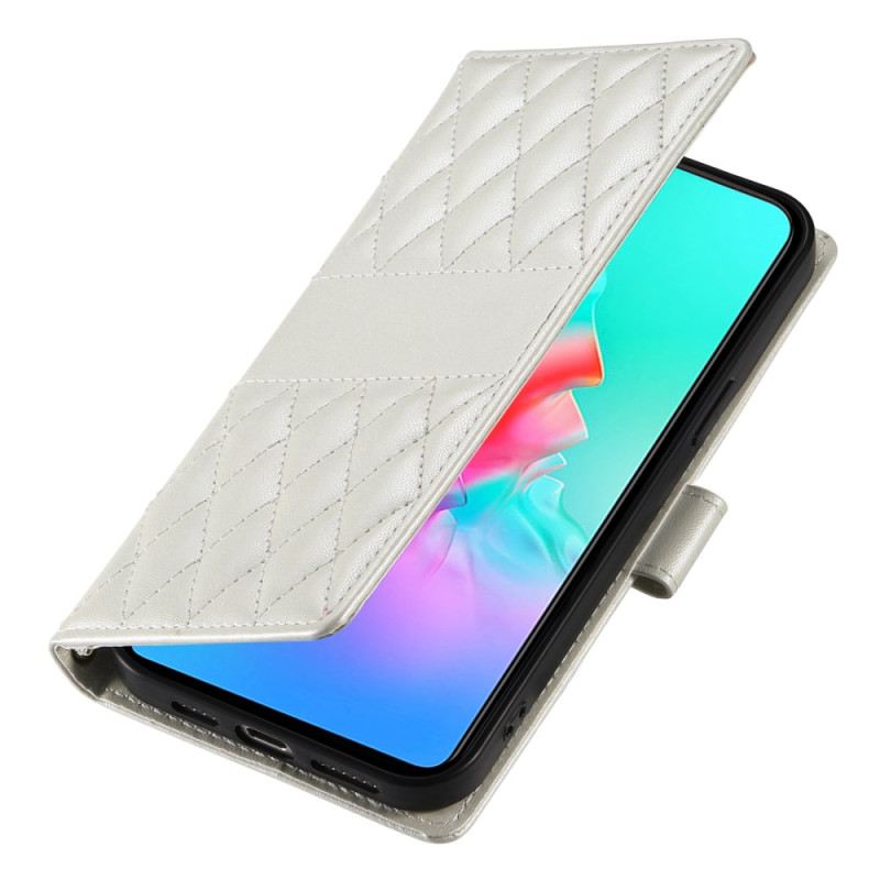 Lederhüllen Poco C71 Gesteppt Mit Trageriemen Und Schultergurt