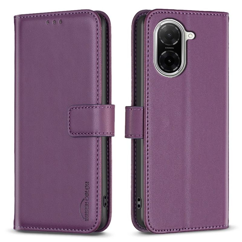 Lederhüllen Poco C71 Handyhülle Kunstleder In Binfen-farbe