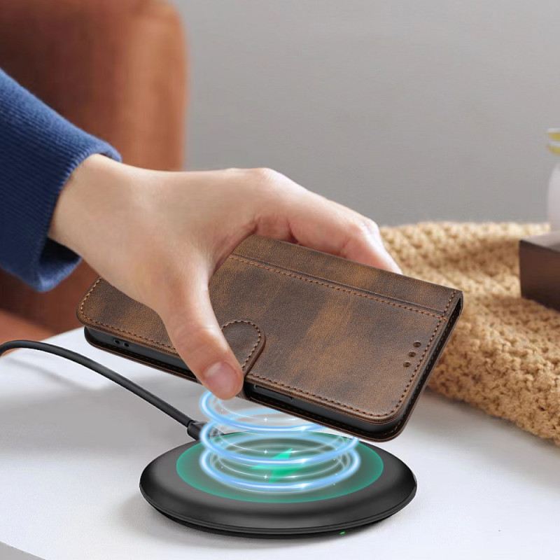 Lederhüllen Poco C71 Handyhülle Vintage-design