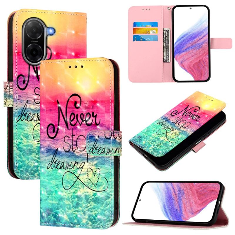 Lederhüllen Poco C71 Hör Niemals Auf Zu Träumen