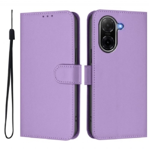 Lederhüllen Poco C71 Monochrom