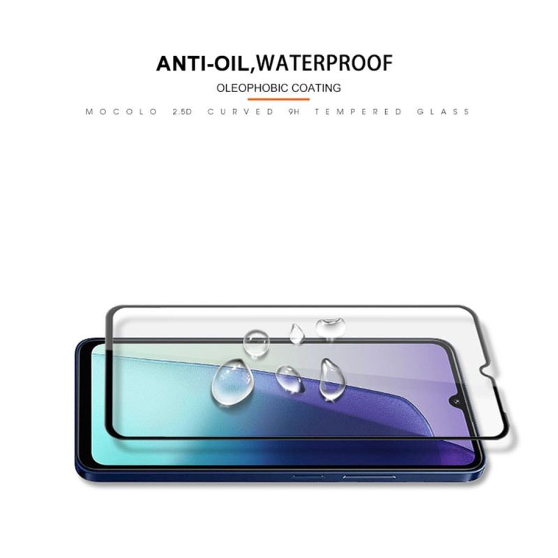 Vollflächiger Displayschutz Aus Gehärtetem Glas Für Poco C71 Mocolo