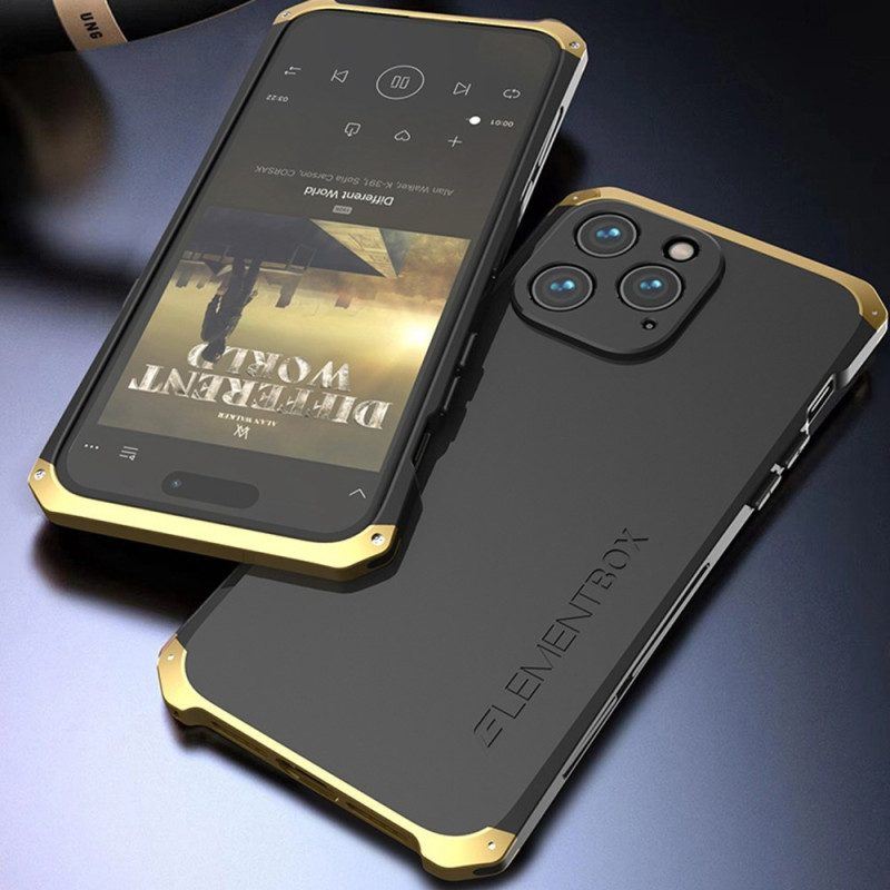 Hülle Für iPhone 14 Pro Zweifarbiger Metallrahmen