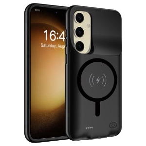 10000-mah-akkuhülle Für Samsung Galaxy S25 Mit Externem Ladegerät Und Magnetischer Befestigung