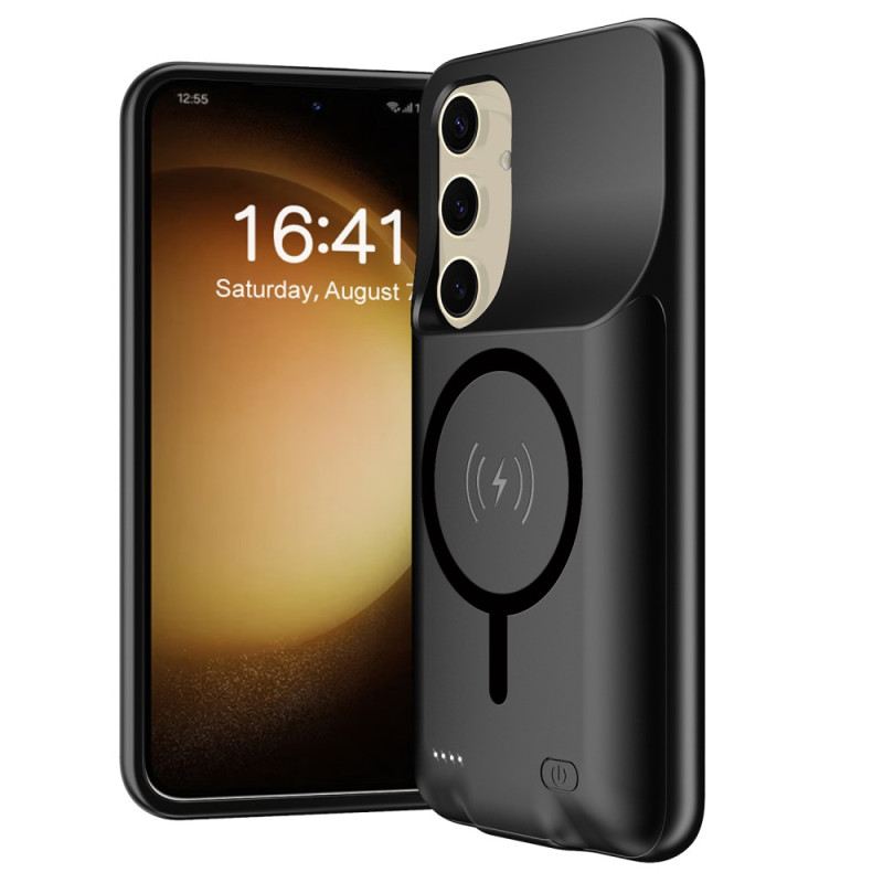 10000-mah-akkuhülle Für Samsung Galaxy S25 Mit Externem Ladegerät Und Magnetischer Befestigung