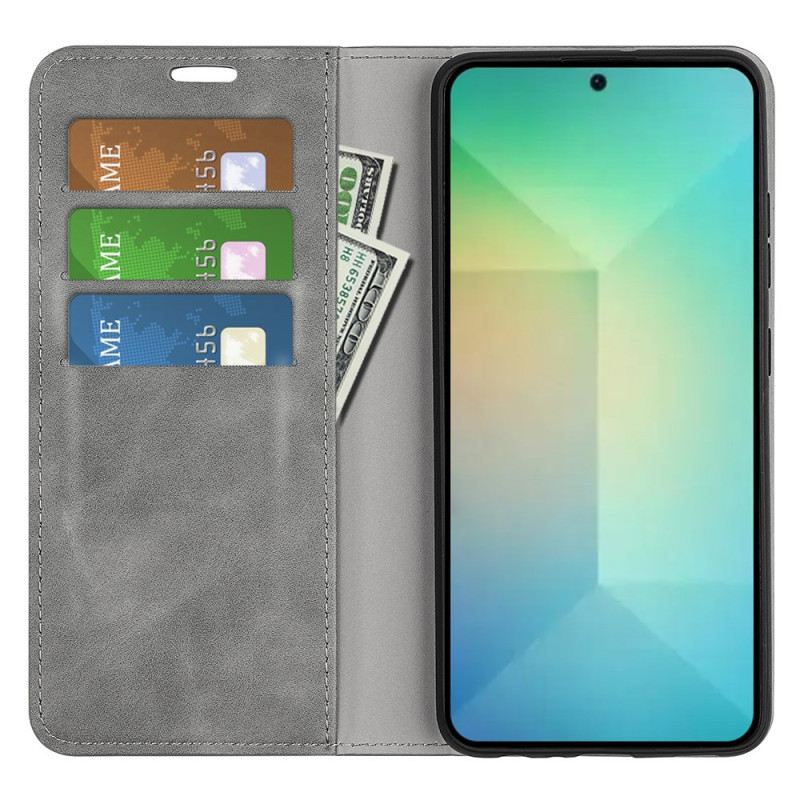 Flip Case Für Samsung Galaxy S25 5g Klassisches Kunstleder