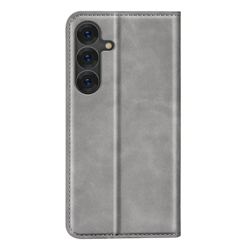 Flip Case Für Samsung Galaxy S25 5g Klassisches Kunstleder