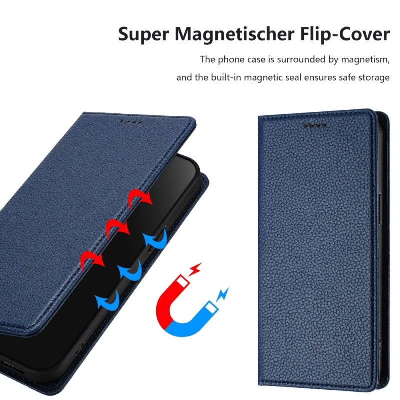 Flip Case Samsung Galaxy S25 5g Handyhülle Rfid-schutz Durch Litschi-textur