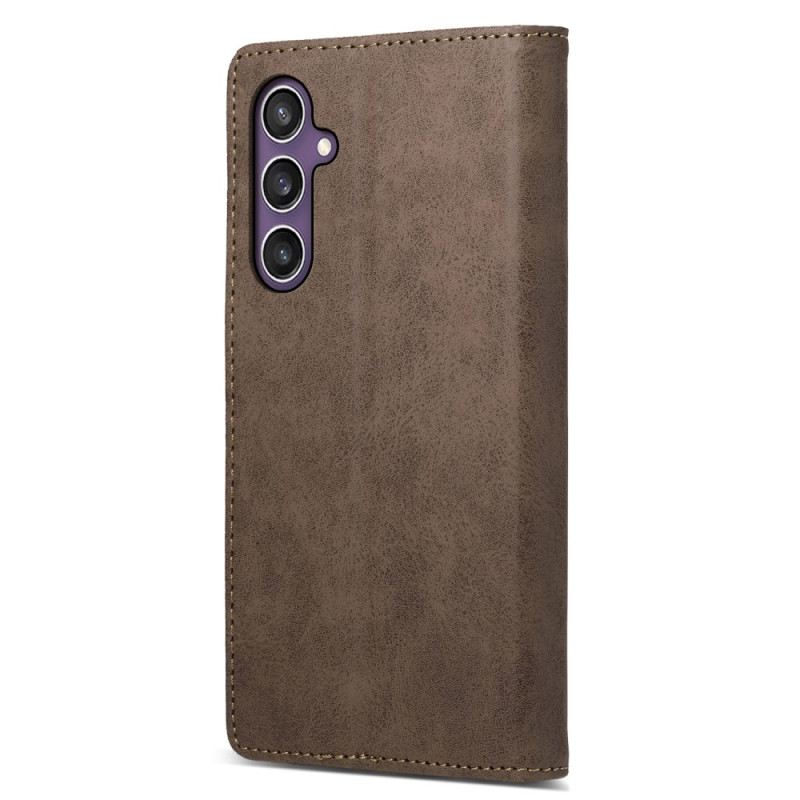 Flip Case Samsung Galaxy S25 5g Rfid-blockierender Lederlook