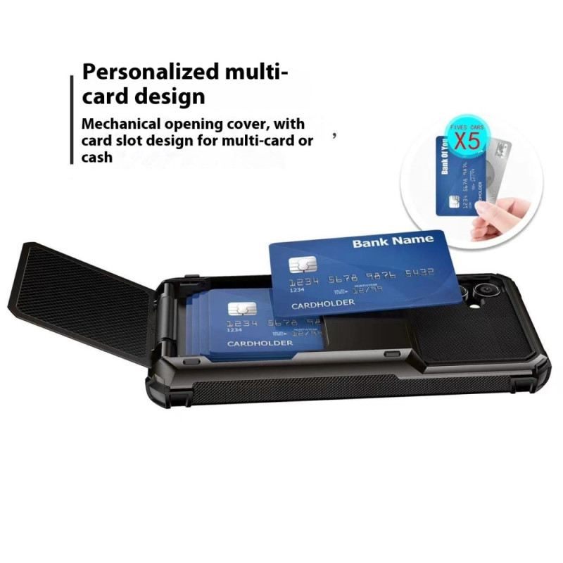 Hülle Für Samsung Galaxy S25 5g Integrierter Kartenhalter