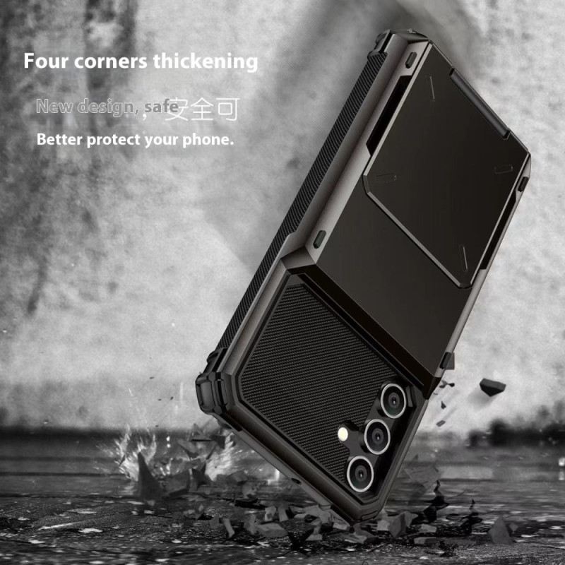 Hülle Für Samsung Galaxy S25 5g Integrierter Kartenhalter