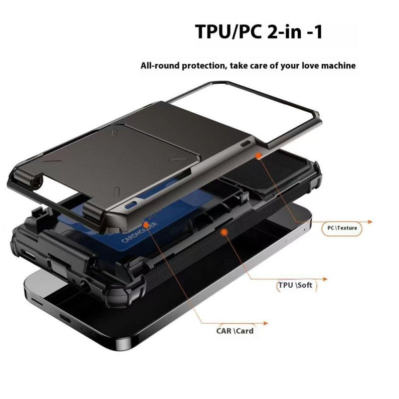 Hülle Für Samsung Galaxy S25 5g Integrierter Kartenhalter