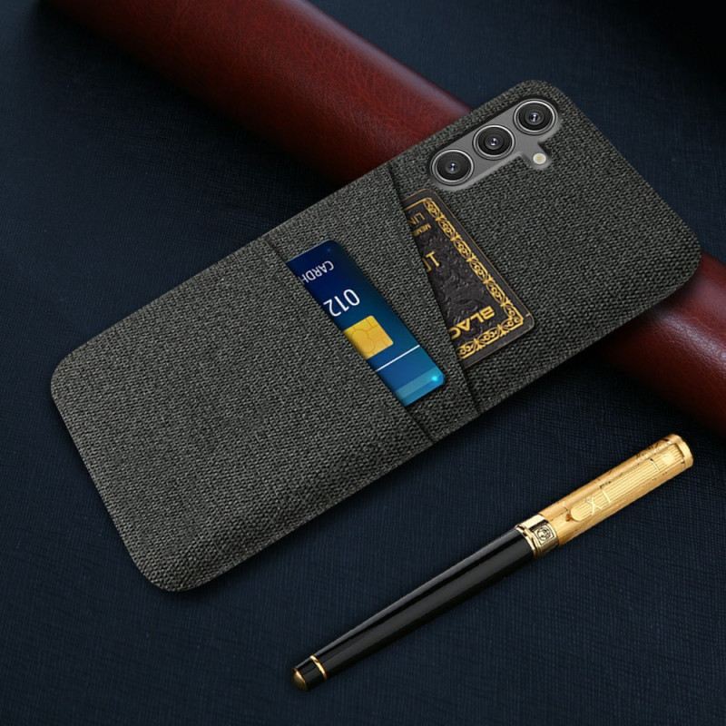Hülle Für Samsung Galaxy S25 5g Kartenhalter Aus Stoff