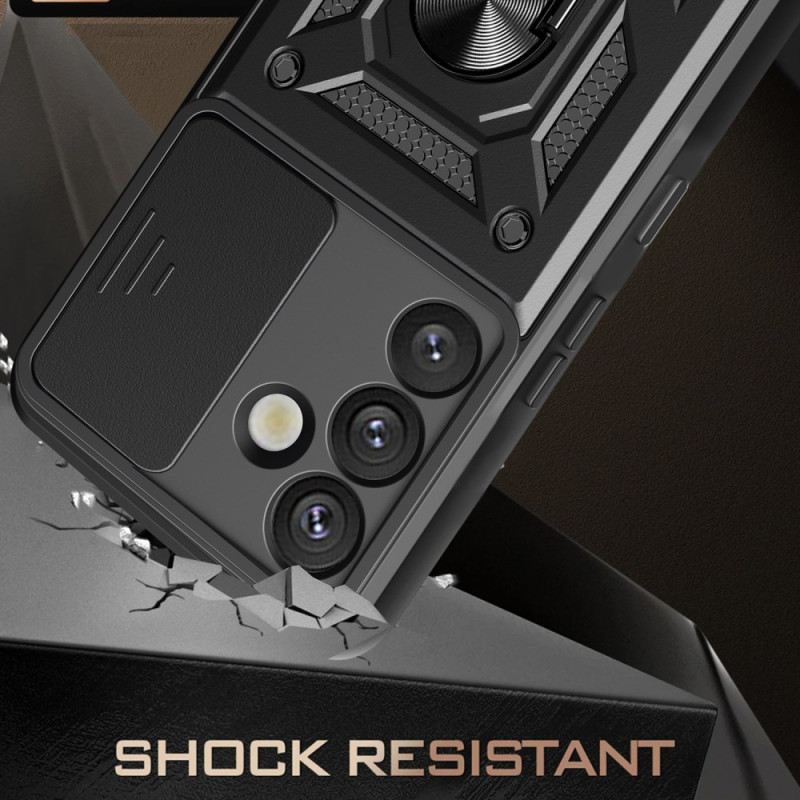 Hülle Für Samsung Galaxy S25 5g Schiebebare Kameraabdeckung Und Ständer