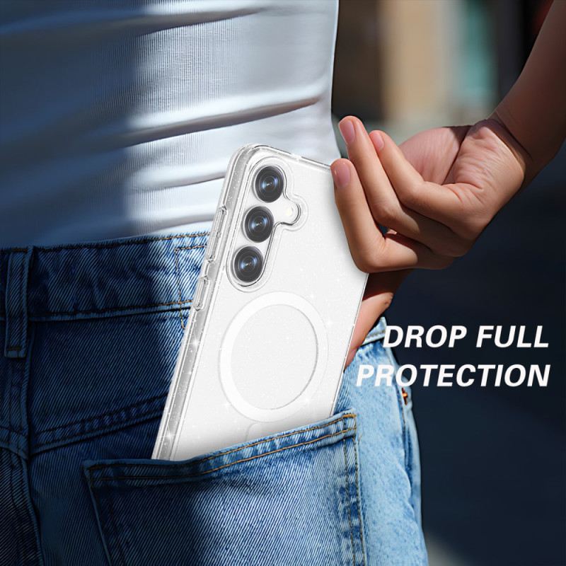 Hülle Samsung Galaxy S25 5g Glitzernde Rückseite Magsafe-kompatibel