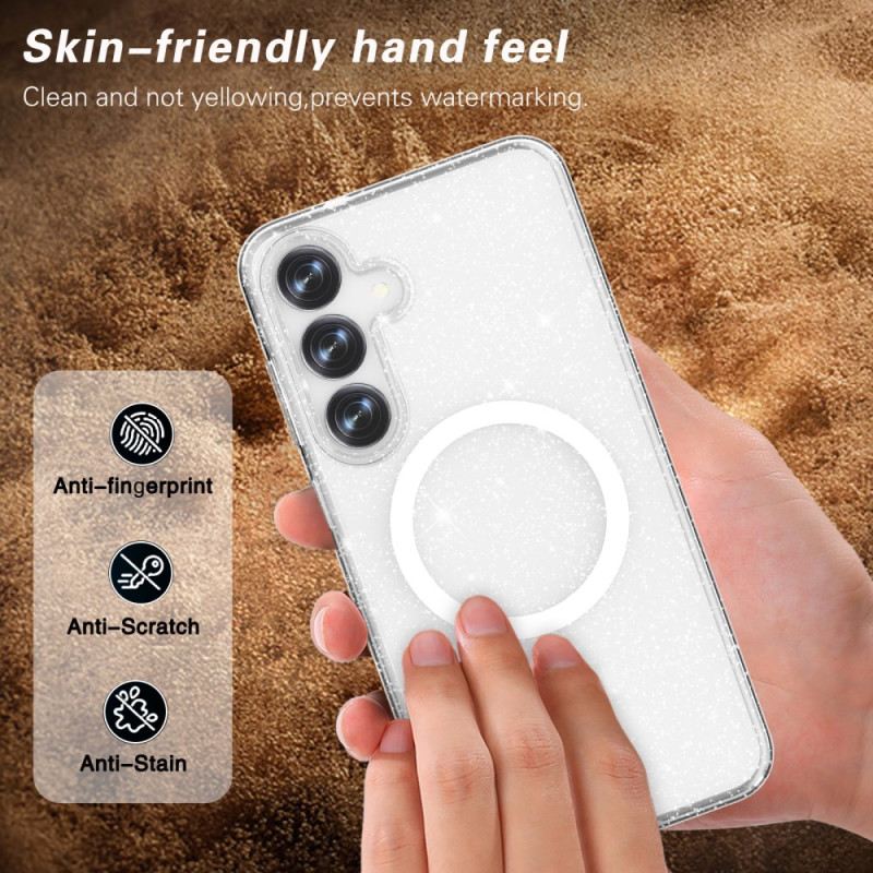 Hülle Samsung Galaxy S25 5g Glitzernde Rückseite Magsafe-kompatibel