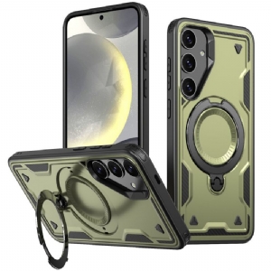 Hülle Samsung Galaxy S25 5g Handyhülle Magsafe-kompatibel Schutz Nach Militärstandard Und Ständer