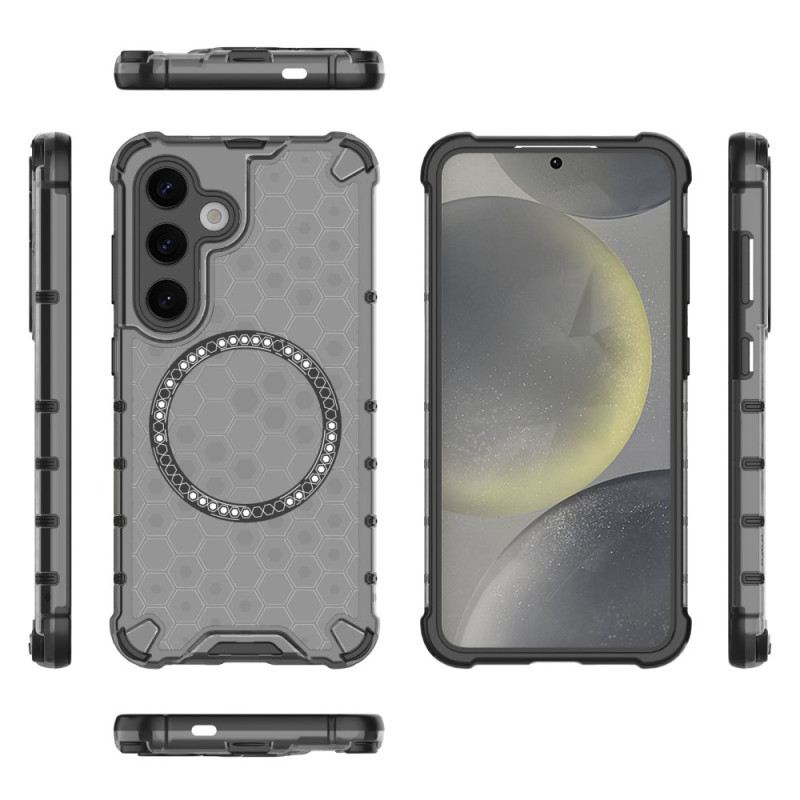 Hülle Samsung Galaxy S25 5g Magsafe-kompatibles Wabenmuster