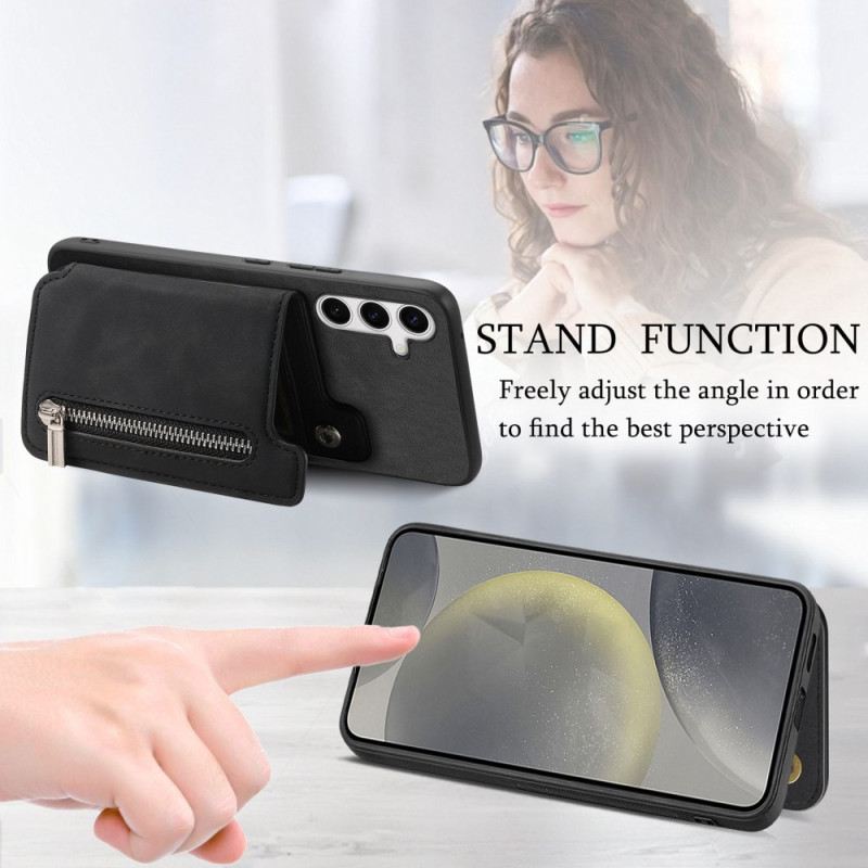 Hülle Samsung Galaxy S25 5g Mit Abnehmbarem Magnetischem Kartenhalter