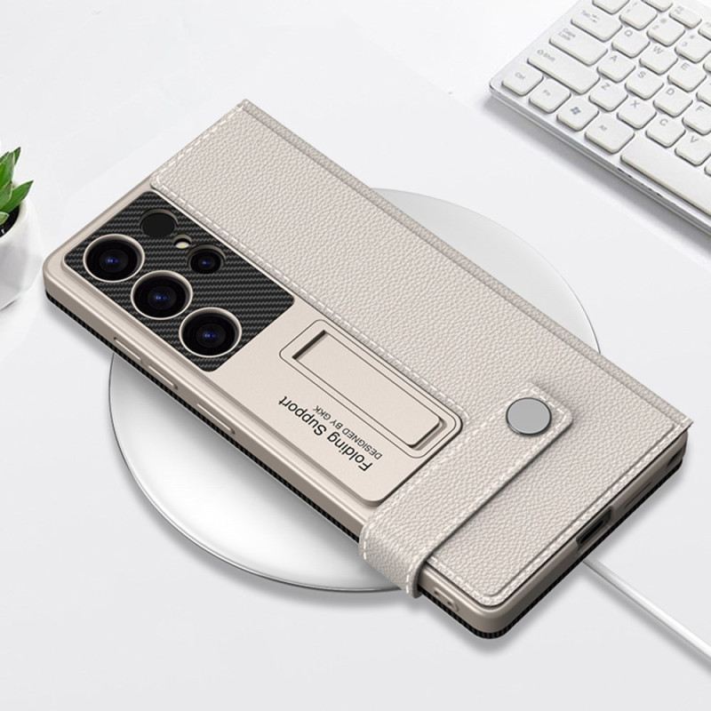 Hülle Samsung Galaxy S25 5g Premium-kartenhalter Und Ständer