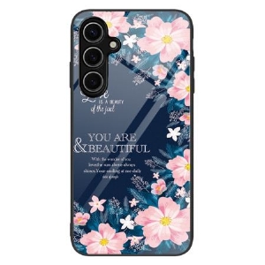Hülle Samsung Galaxy S25 5g Rosa Blumen (sicherheitsglas)