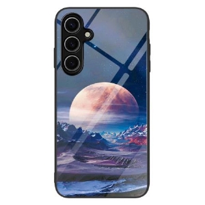 Hülle Samsung Galaxy S25 5g Weißer Planet (sicherheitsglas)
