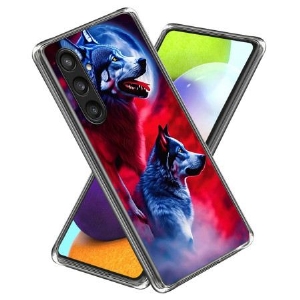 Hülle Samsung Galaxy S25 5g Zwei Wölfe