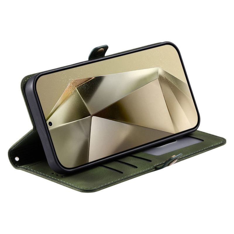 Lederhüllen Für Samsung Galaxy S25 5g Mandala-wildlederoptik