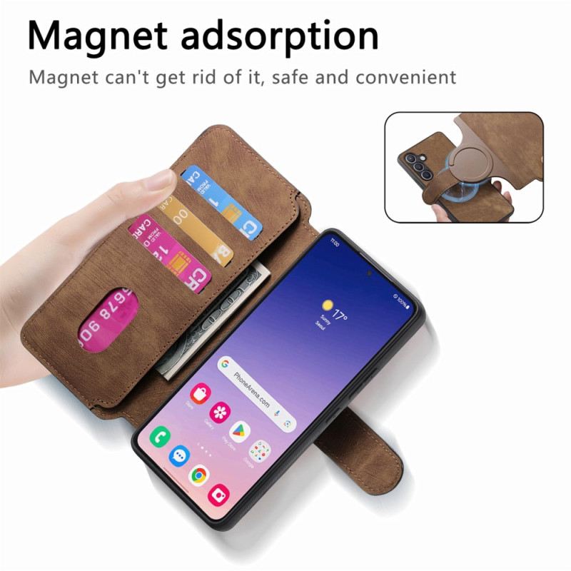 Lederhüllen Samsung Galaxy S25 5g Abnehmbare Magnethülle