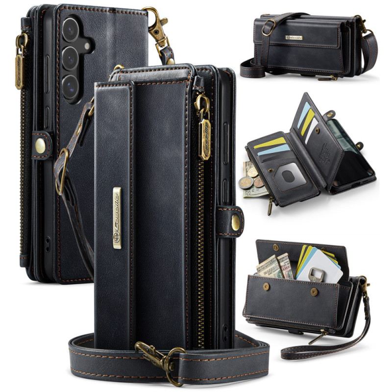 Lederhüllen Samsung Galaxy S25 5g Geldbörse Mit Rfid-schutz