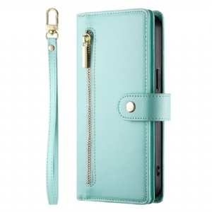 Lederhüllen Samsung Galaxy S25 5g Geldbörse Mit Riemen