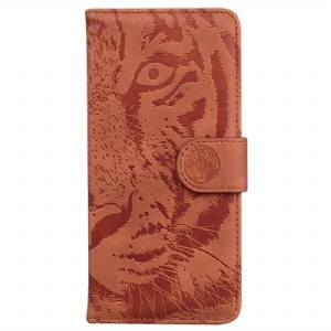 Lederhüllen Samsung Galaxy S25 5g Handyhülle Tigerprint