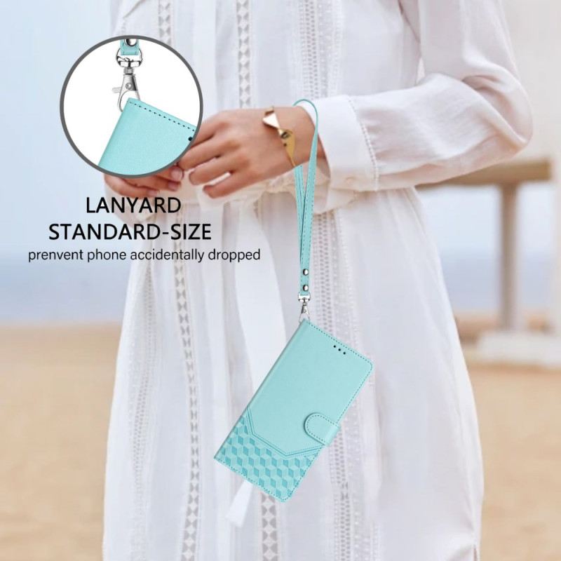 Lederhüllen Samsung Galaxy S25 5g Handyhülle Wabenmuster