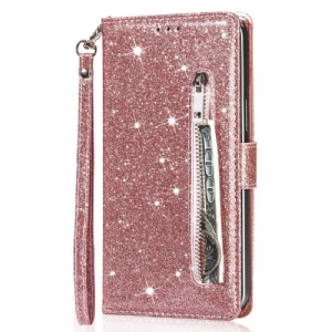 Lederhüllen Samsung Galaxy S25 5g Pailletten-münzbörse