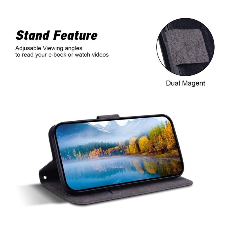 Lederhüllen Samsung Galaxy S25 5g Umhängeband Aus Kunstleder