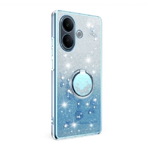 Hülle Vivo V60 Lite Handyhülle Mit Ringhalter Und Farbverlauf-pailletten