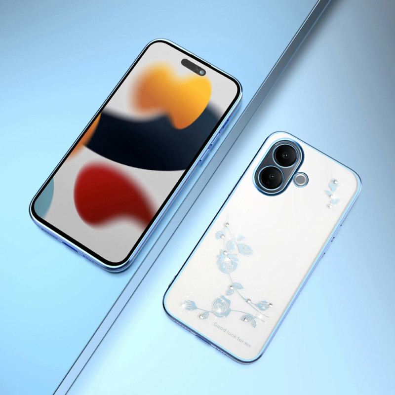 Hülle Vivo V60 Lite Handyhülle Strasssteine Und Ewige Blumen