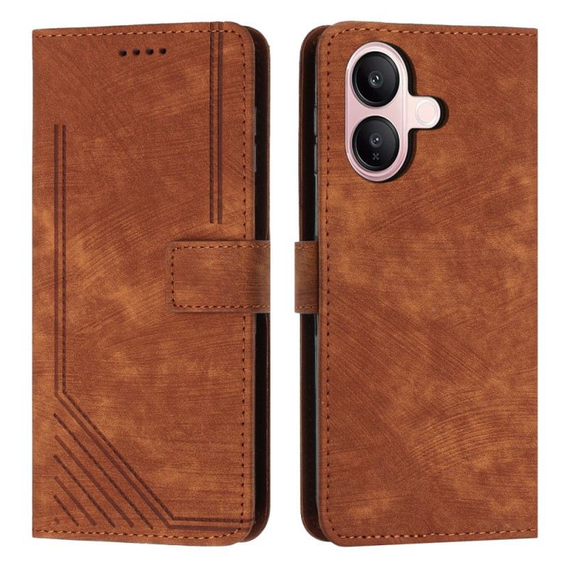 Lederhüllen Für Vivo V60 Lite Retro-design