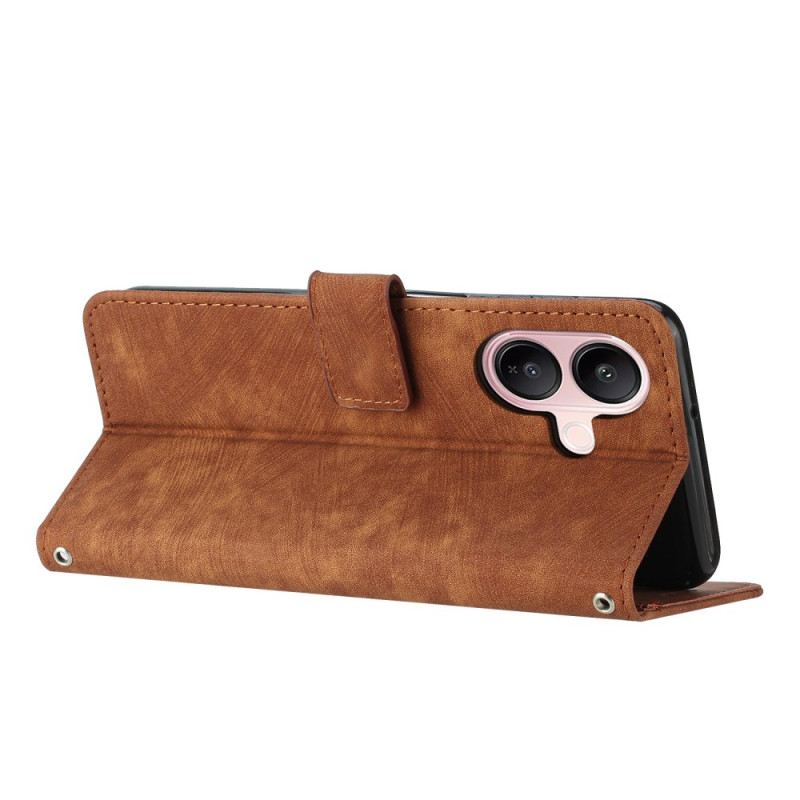 Lederhüllen Für Vivo V60 Lite Retro-design