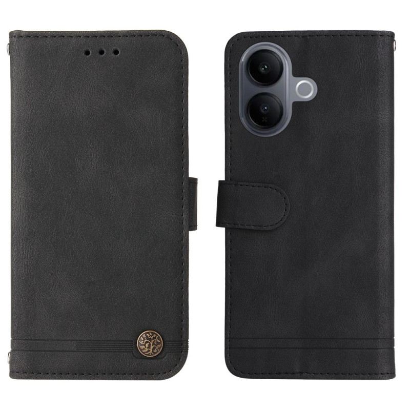 Lederhüllen Vivo V60 Lite Handyhülle Zierniete