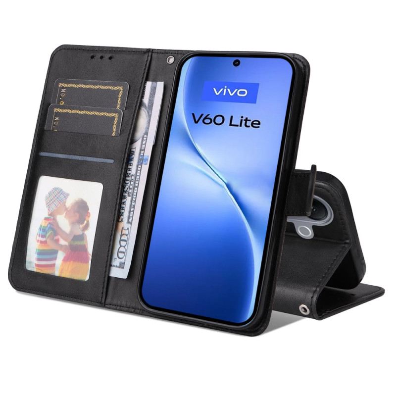 Lederhüllen Vivo V60 Lite Lederoptik