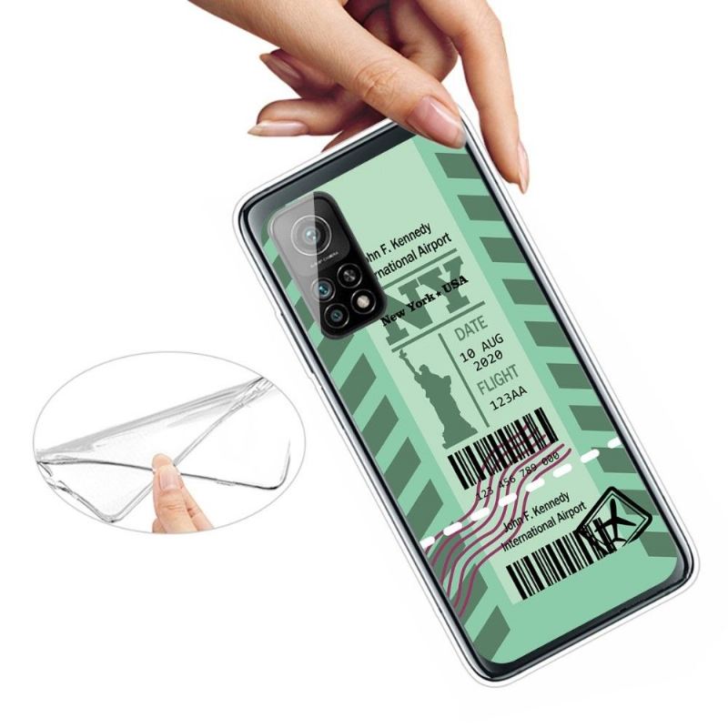 Hülle Für Xiaomi Mi 10T / 10T Pro Bordkarte 01 New York